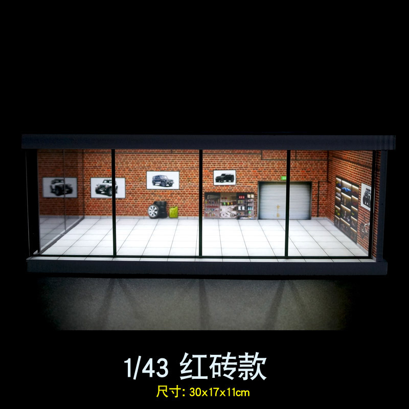 1/43 alloy car model storage box small scale scene parking lot model alloy car model storage box 1/43 alloy car model storage box small scale scene parking lot model alloy car model storage box