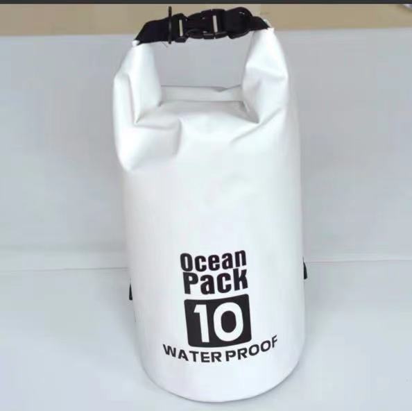 Bolsa de cubo impermeable a la deriva al aire libre bolsa de cubo impermeable de playa bolsa de cubo impermeable de PVC tela de malla traje de baño de playa bolsa de almacenamiento bolsa de cubo impermeable