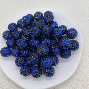 20MM resin Diamond Ball mixed color AB color diamond ball beads handmade diamond diy jewelry accessories DIY Diamond-embedded large beads
