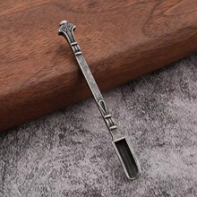 金属烟钉勺小烟铲8cm金属烟铲药勺 迷你烟膏小勺子微量调试铲烟具