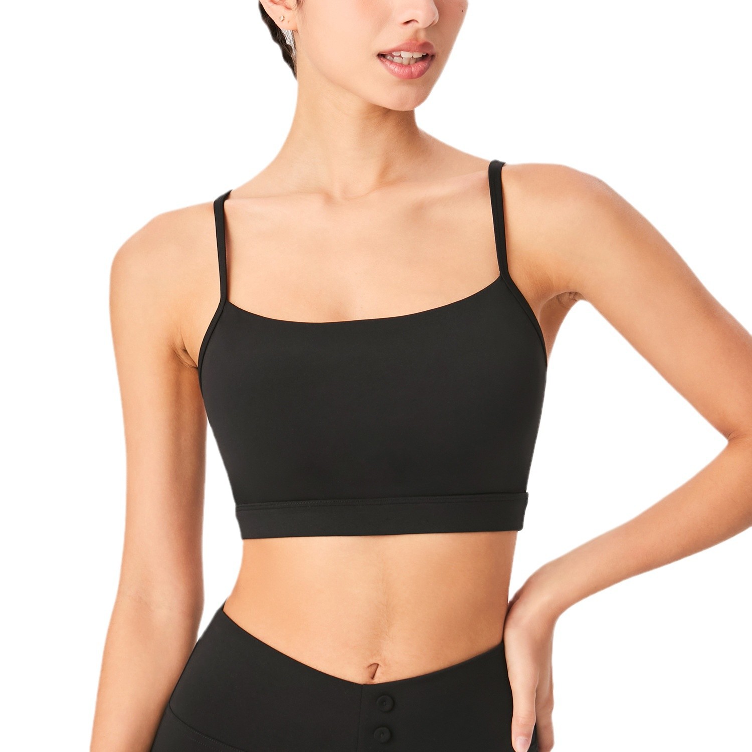[Precio de un bocado] ropa interior deportiva femenina antichoque yoga fitness cinturón delgado U-back se puede usar chaleco de yoga