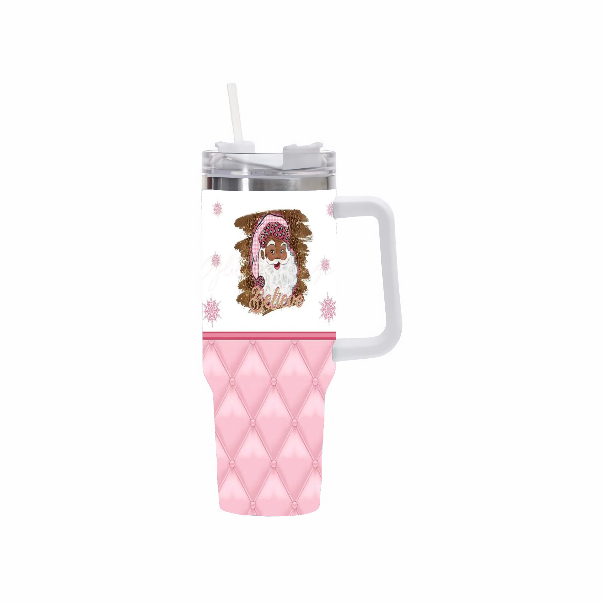 Transfronterizo nuevo creativo 40oz taza de helado taza de coche al aire libre Halloween Navidad regalo taza de paja