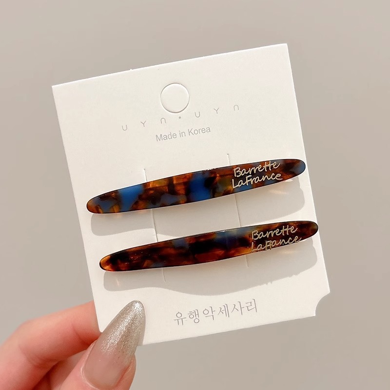 Coreano acido vinagre clip de cabello para mujeres un clip lateral 2025 nuevo estilo de alto nivel detrás de la sensación de cabeza de clip de cabello frisa