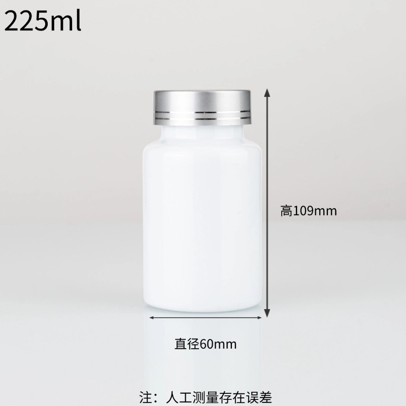 Botella de plástico PET con tapa, botella de grado alimenticio para caramelos en tabletas, tabletas de calcio con aceite de pescado de 100 ml, botella de plástico para vitaminas, botella vacía image 15