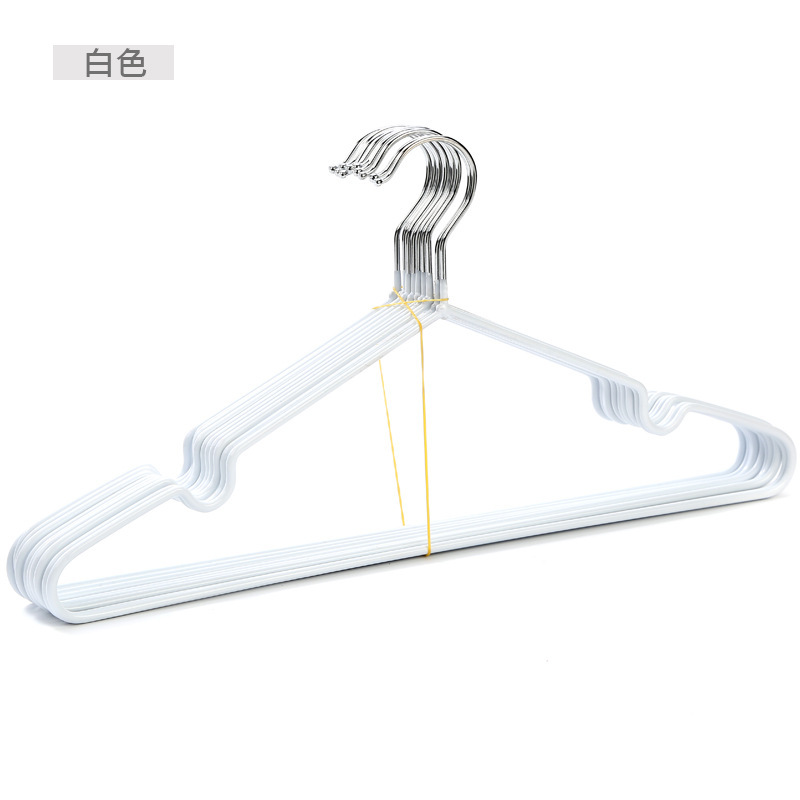 딥 플라스틱 옷걸이 화이트