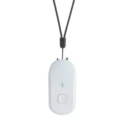 Desktop air purifier, portable neck-hanging mini negative ion purifier for home and car use, mini oxygen bar, others (Hava təmizləyiciləri) - lightning-model-whiteneck-mounted-air-purifier