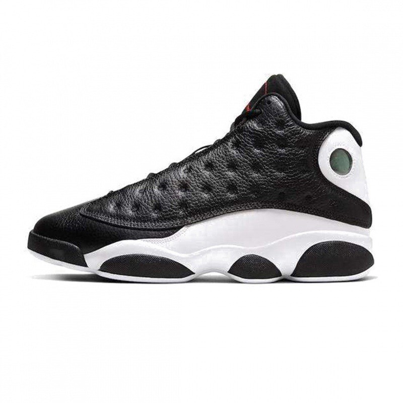 Putian Shoes Foreign Trade Mid-Range Aj13 Black and White Panda Company-Grade Jordan 13 High-Top White Blue Obsidian Basketball Men's Shoes Putian Shoes Foreign Trade Mid-Range Aj13 Black and White Panda Company-Grade Jordan 13 High-Top White Blue Obsidian Basketball Men's Shoes