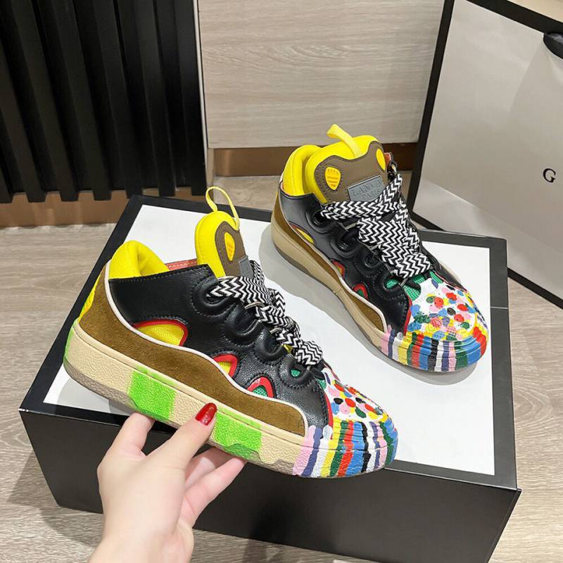 Graffiti dad shoes women's 2021 autumn E...