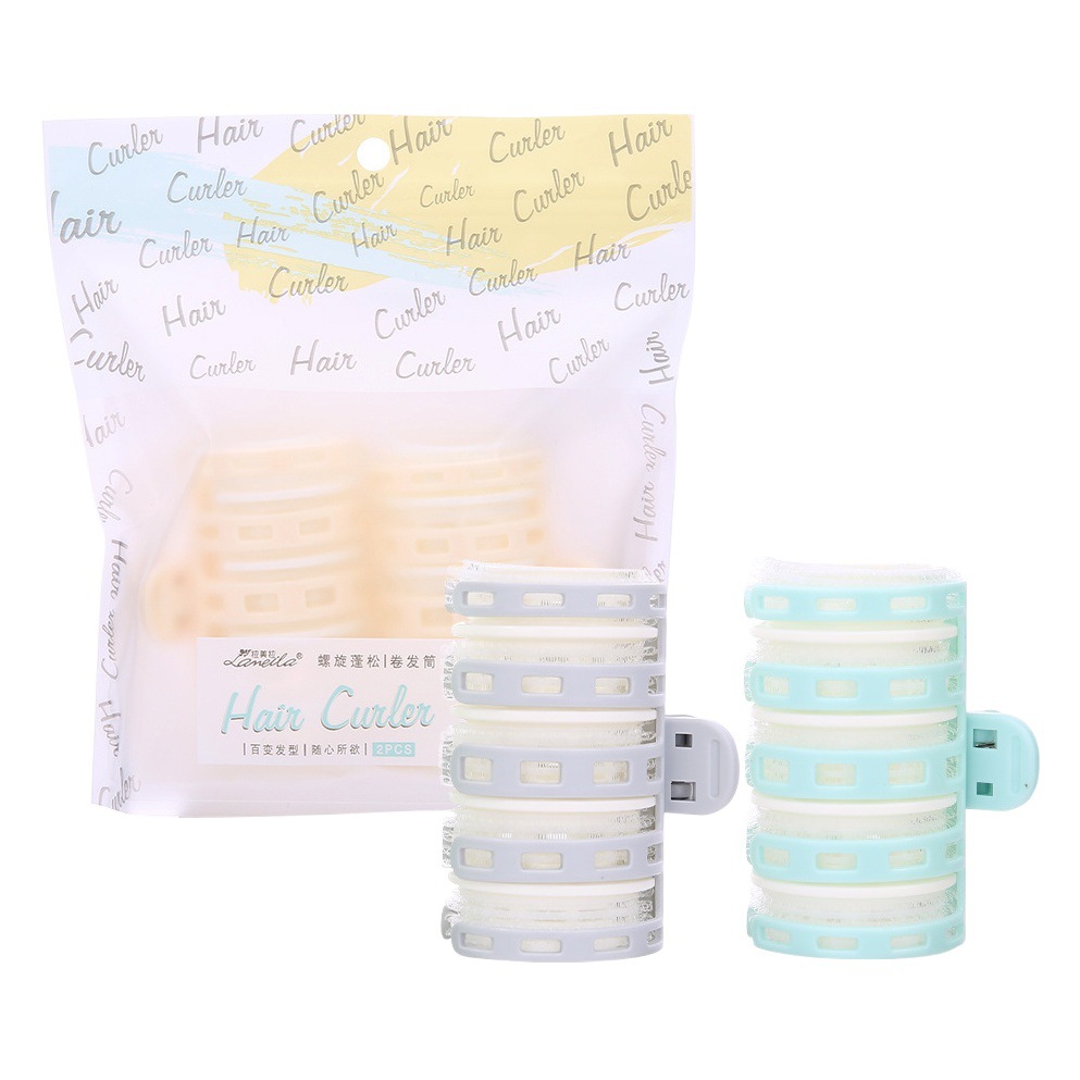 Ramella Bangs que forma el rizador de pelo espiral rizador esponjoso rizador autoadhesivo C269