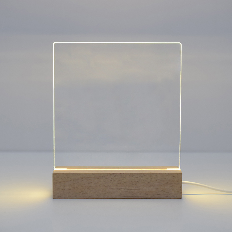 Ventas directas de la fábrica nuevo blogger mismo mensaje creativo luz noche dormitorio lámpara decoración adornos