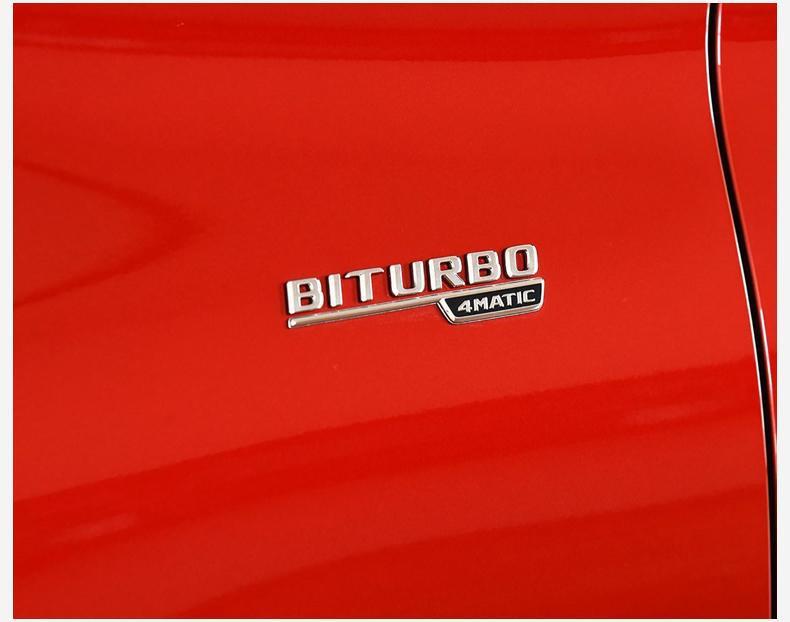 Mercedes-Benz C-Class: C200L, C180L, C260L – upgrade to C43 AMG with side fender emblems, rear emblems, and trunk emblems