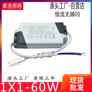 1*1W Isolated Led Driver Power Supply 3W5W8-12W15W18W24W Ceiling Light Downlight Wide Voltage Constant Current Driver