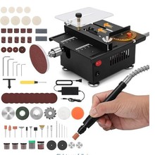 跨境角度款 微型桌面小台锯diy木工亚克力pvc电锯精密模型锯