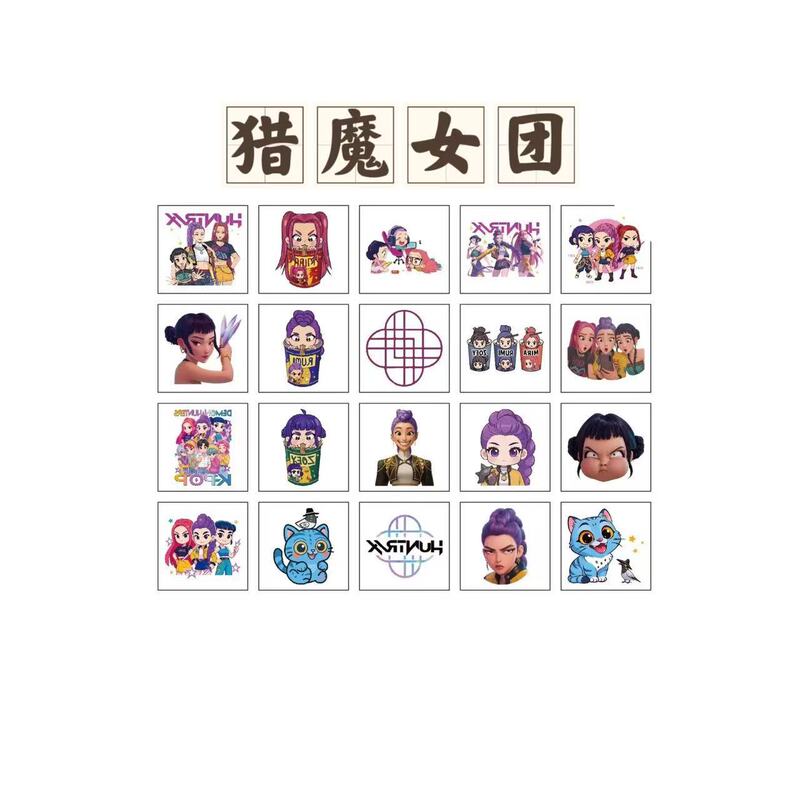 Cross-Border Cartoon New Style Zootopia Tattoo Stickers for Kids, Cute Tattoo Stickers