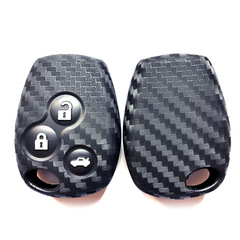 Applicable for Renault TraficMaster silicone key case, Mercedes-Benz Smart, Smart Corolla carbon fiber texture