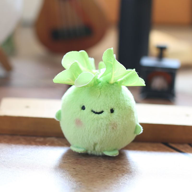 ネット有名人かわいいキャベツペンダントぬいぐるみ人形野菜バッグペンダントキーホルダー布人形人形|undefined