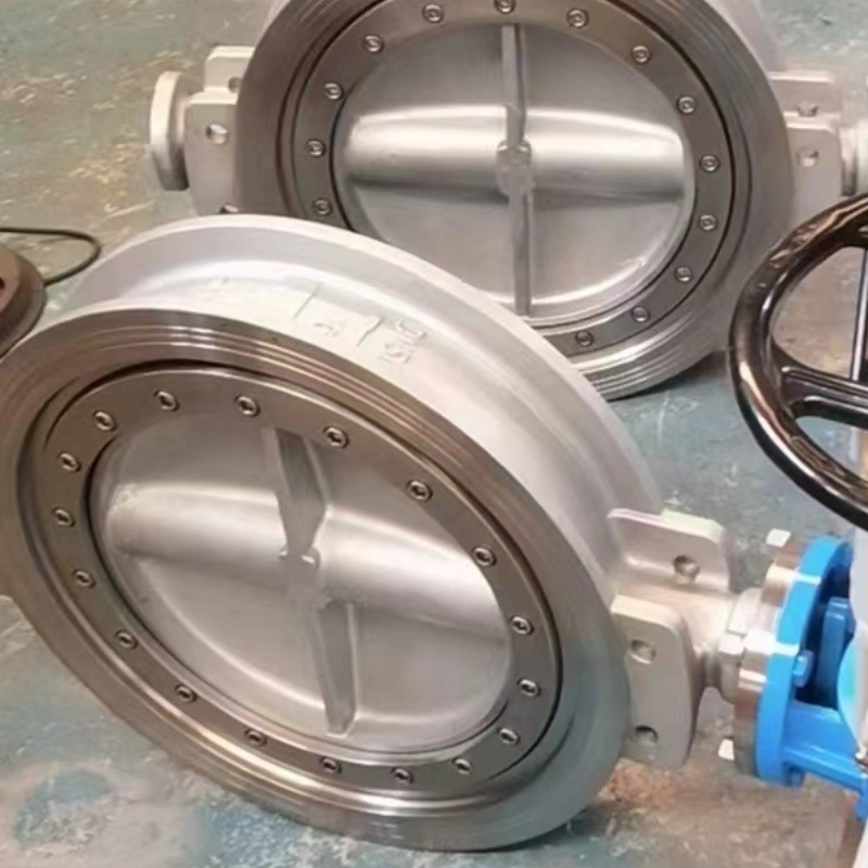 厂家供应D373H-16C DN300三偏心蝶阀铸钢硬密封蝶阀对夹式蝶阀