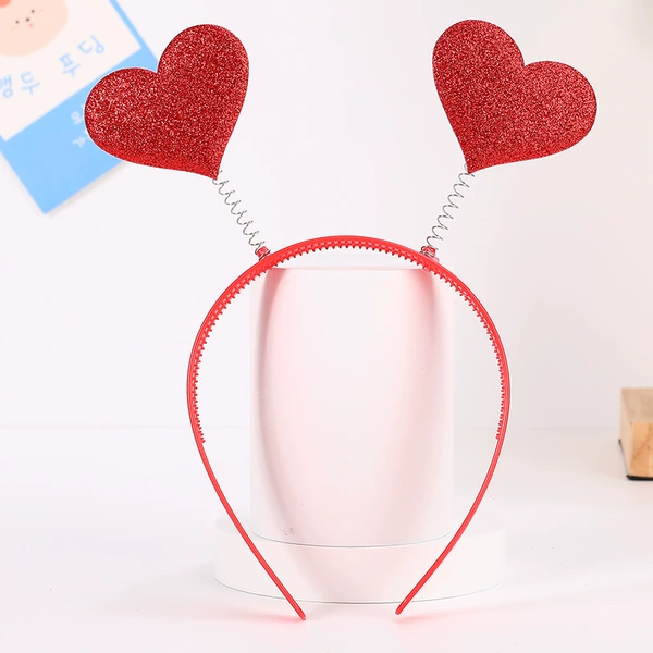 Toothless gold pink peach heart headband