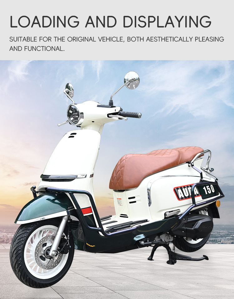 Suitable for CFMOTO AURA150 crash guards, front and rear exhaust pipe bumpers, rear rack, silver protective bars, modification