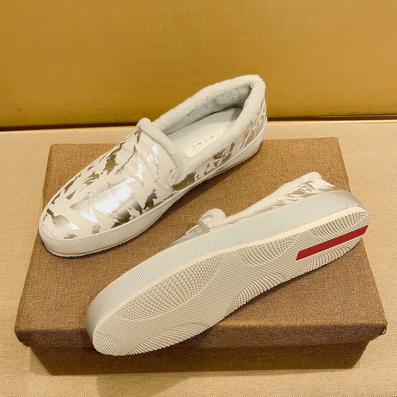 Men's Winter Fleece-lined Leather Loafers Comfortable Casual Shoes_voghion.com