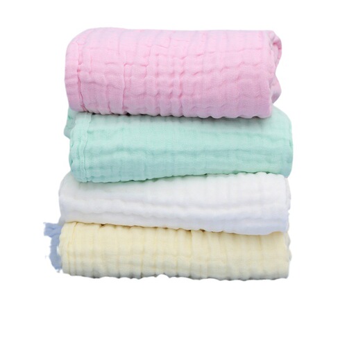 Pure cotton gauze baby bath towel newborn swaddle towel baby blanket newborn gauze towel children's bath towel
