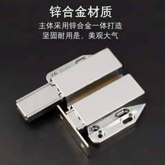 Thickened Double-Head Zinc Alloy Spring Catch for Cabinet Doors, Invisible Magnetic Pusher, Self-Returning Door Magnet