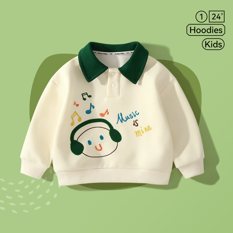 Spring and Autumn Baby Sweat Girls' Top Children's Spring Clothes Baby Clothes Boys Infant Handsome Fashionable Clothes Children's Clothing