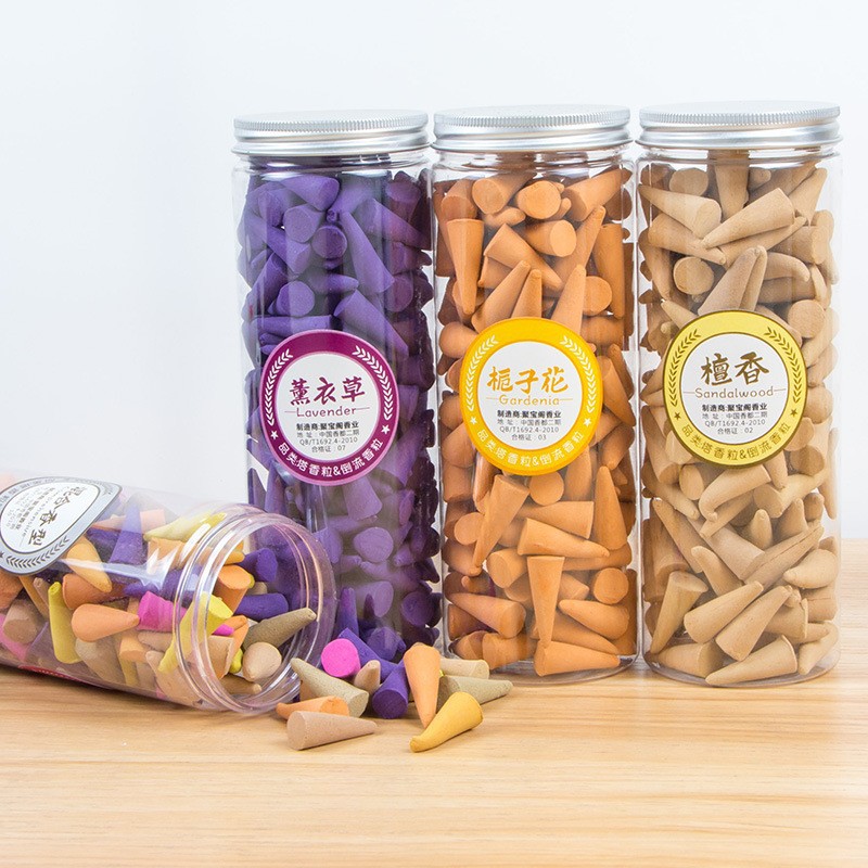塔香倒流香檀香熏香宝塔锥香粒薰衣草塔香炉香薰卫生间除助眠清香