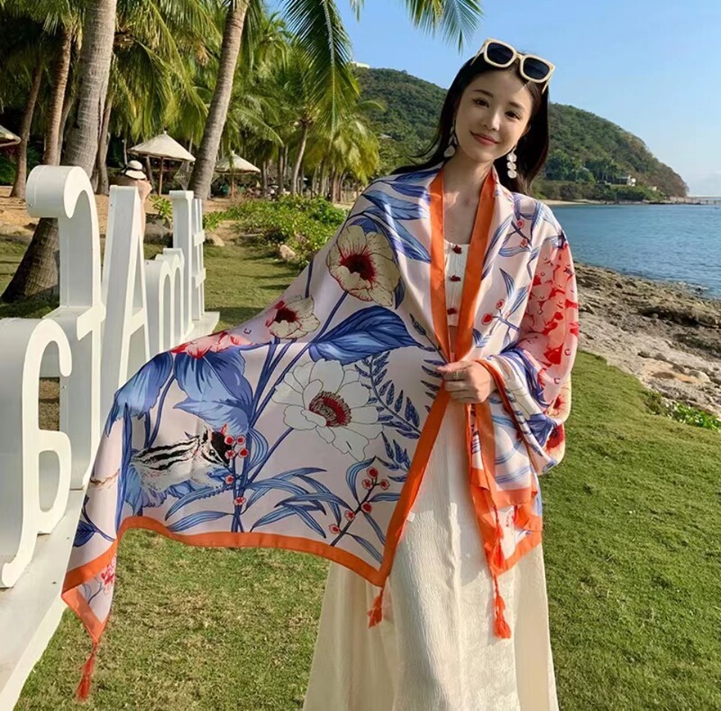 女性用ショールアウター 2025 新しいマント砂漠旅行の必需品エスニックスタイル新疆チベット砂漠旅行|undefined