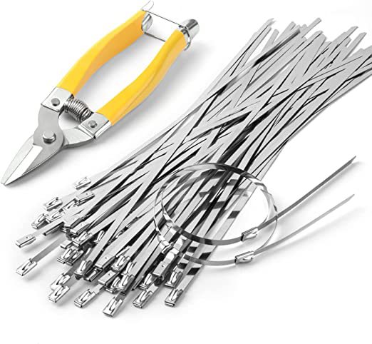 树枝果树剪刀 +50PCS 不锈钢扎带 修枝剪摘果 稀果剪园艺园林剪刀