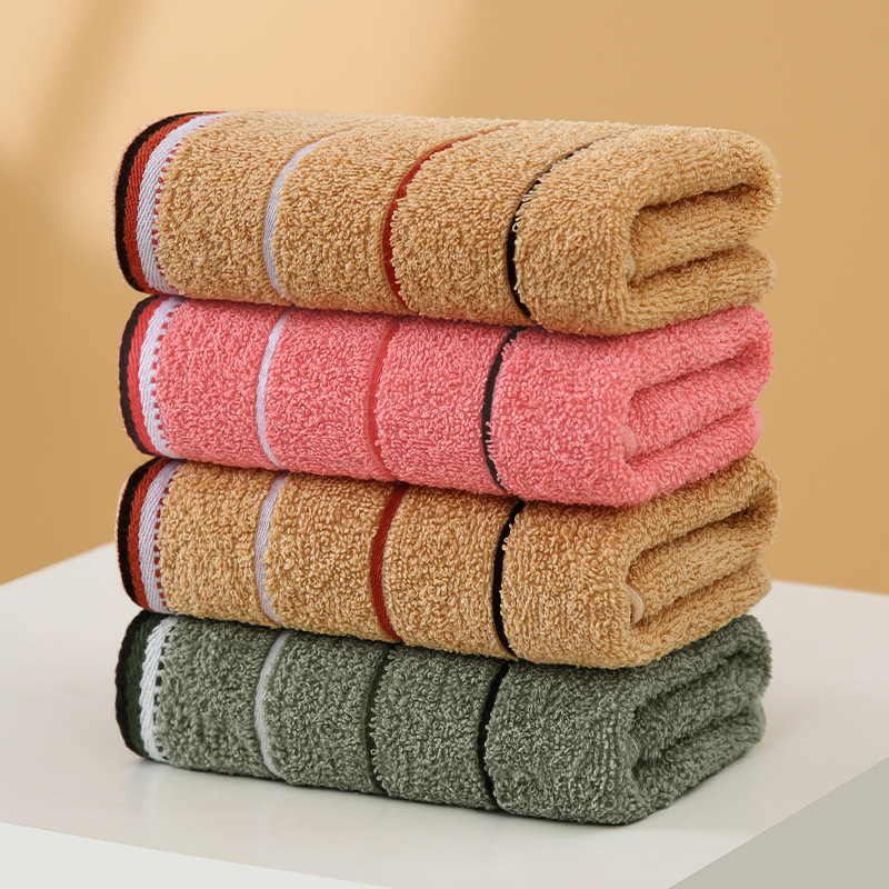 Towel cotton loose batch household adult soft absorbent face bath towel gift wholesale Gaoyang towel custom