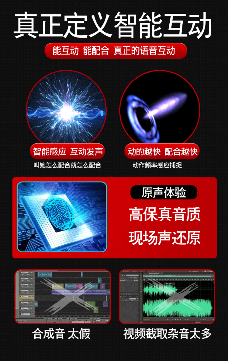 Jiuai Lubа PRO Automatic Vibrating Double-Headed Male Masturbator with Sound — detail image 4