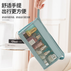 収納バッグ旅行収納バッグ携帯洗面バッグ収納レディースメッシュポーチ大容量三角バッグ高級感