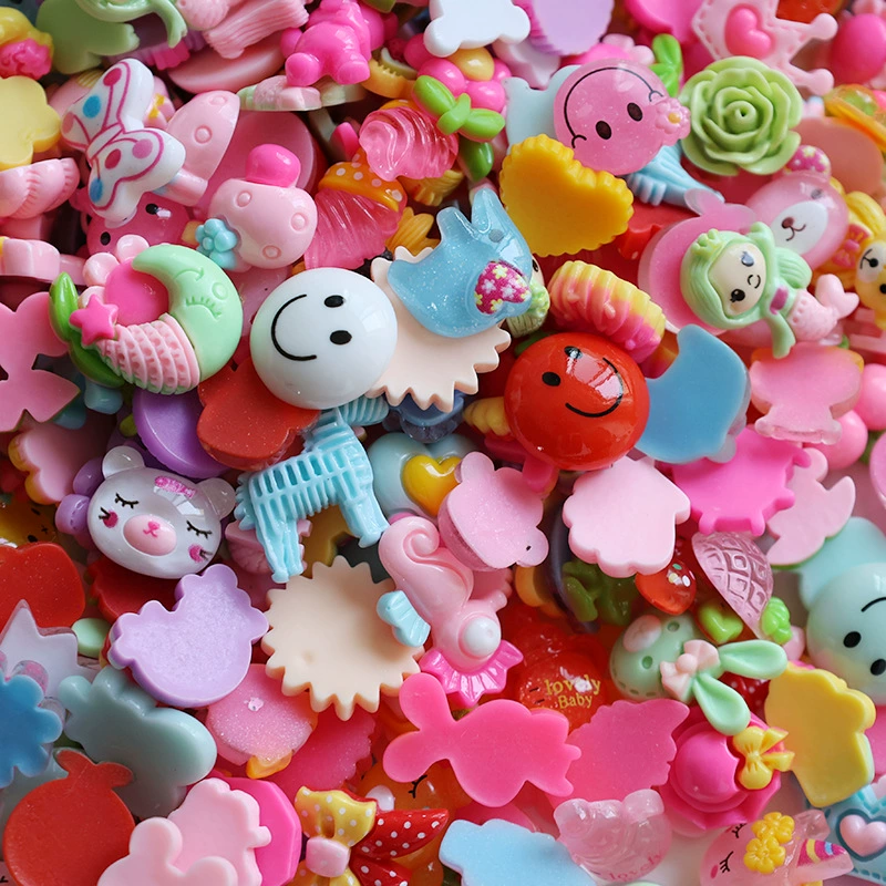 Cartoon accessories, nail decoration, phone case, children's hairgrip, hair rope