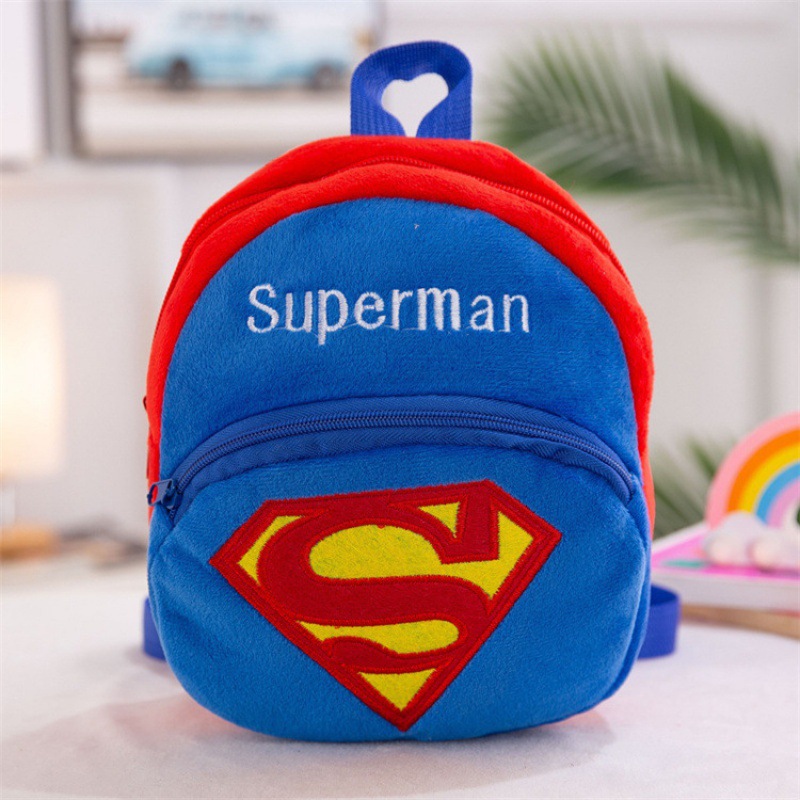 Bolso de felpa informal para bebés transfronterizos, monedero de año, reducción de la carga, mochila de comercio exterior de dibujos animados, mochila de ocio