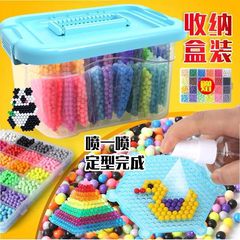 Cross-border magical water mist magic beads diy handmade magic beads children's water-soluble bead puzzle educational toys