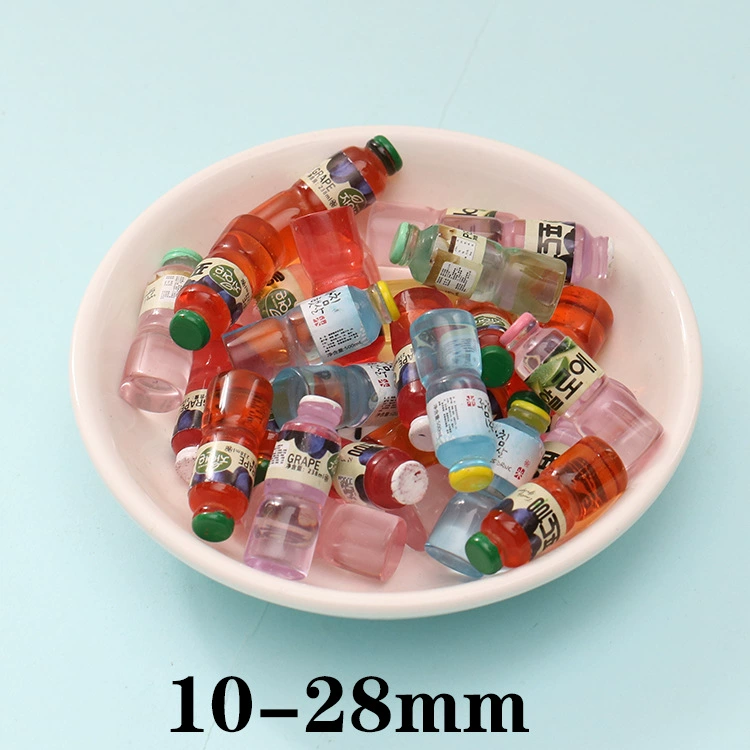 Small realistic food play, creative bottle, accessory, wholesale, handmade