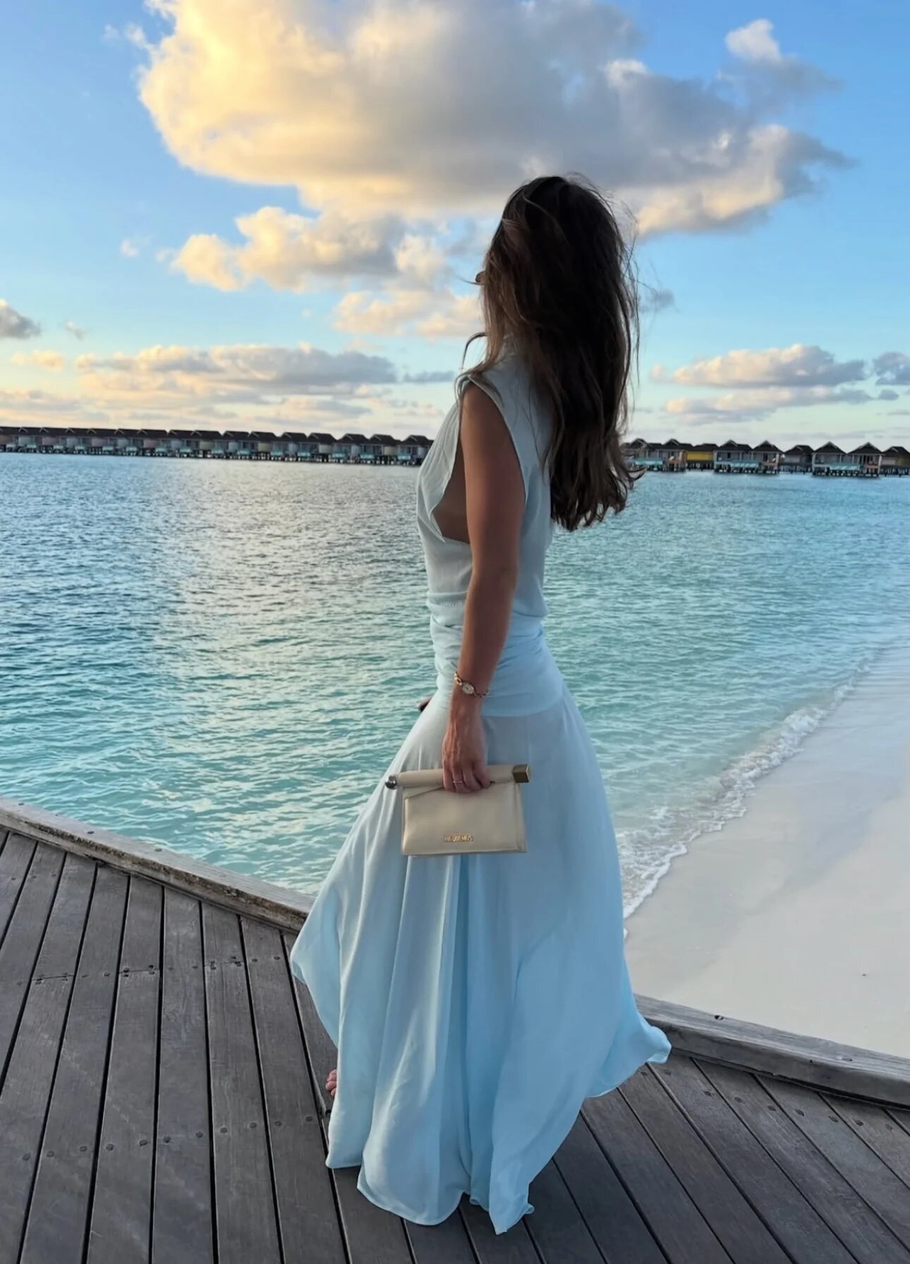 Summer Fashion Sleeveless Slim Fit Stand Collar Long Dress For Women Sexy Solid Color Ruched American Style_ecoleips.com
