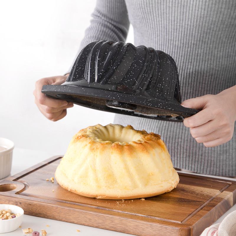 Premium Silicone Chiffon Cake Pan – Non-Stick Round Baking Mold For Homemade Bread, Sponge Cakes & Desserts_voghion.com