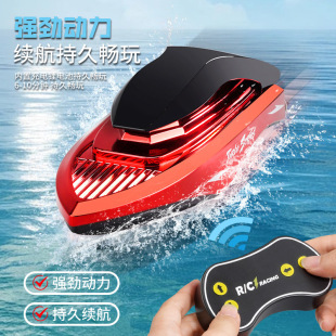 Cross-Border New Product 2025 High-End Mini 2.4g Wireless Remote Control Speedboat Electric Lighting Children's Water Toys Wholesale