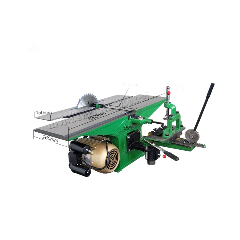 pequeño motor de cobre completo planador de piso de madera sólida 3 - en - 1 planador de fábrica de muebles de madera carpintería prensado equipo de planador