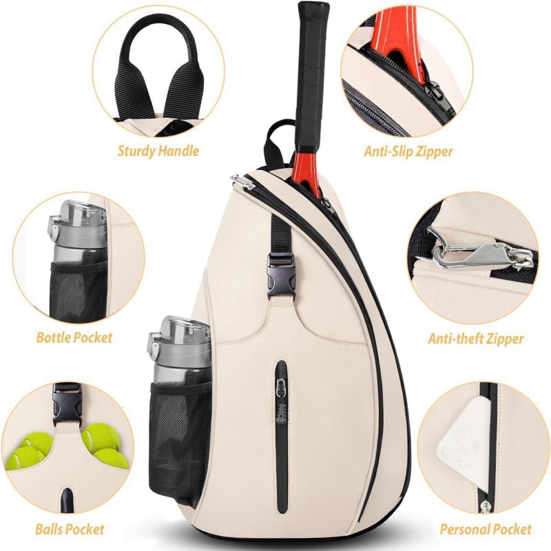 Spot 2025 nuevo bolso de bádminton entrenamiento de deportes al aire libre bolso de tenis de un solo hombro bolso de mensajero con mochila