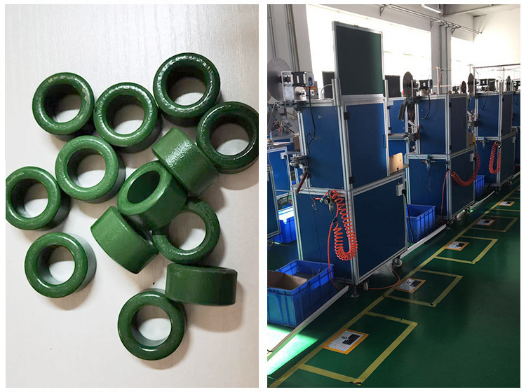 磁环,锰锌铁氧体,磁芯抗干扰,高磁导率,低损耗,变频器,全新绿色环形磁环