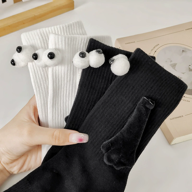 Новые креативные забавные носки для пар holding socks Magnetic holding hands и носки для пар, забавные мультяшные пары