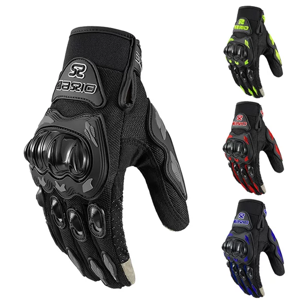 Motorcycle Gloves Full Finger Men's Protective Outdoor Knight Long Finger Sports Breathable Racing Cycling Commuter Gloves