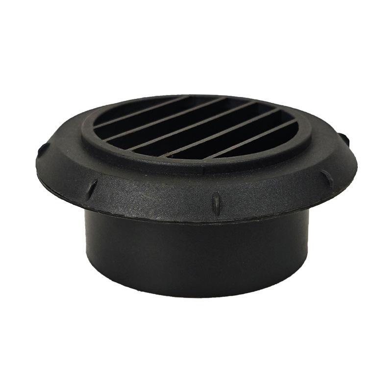 驻车加热器75平行出风转向排风口空调汽车耐高温塑料管道风头配件