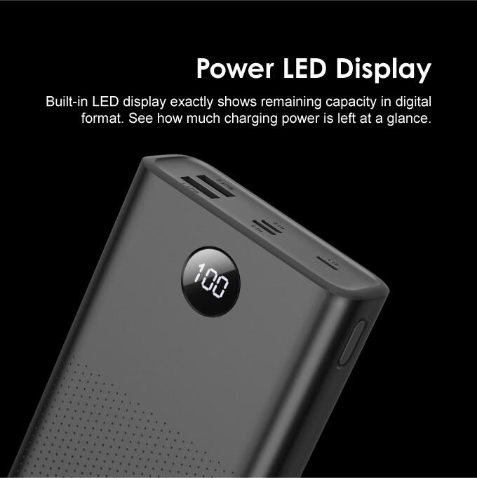oraimo パワーバンクアフリカ貿易モデル 15 ワットデジタルディスプレイモバイル電源 27000 mAh 大容量に適しています|undefined