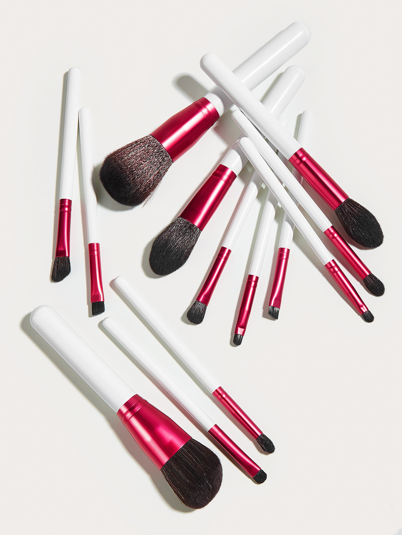 13 pennelli per il trucco, set bordeaux, pennello per ombretto, pennello per cipria, pennello per sopracciglia, strumenti di bellezza GUJHUI_voghion.com