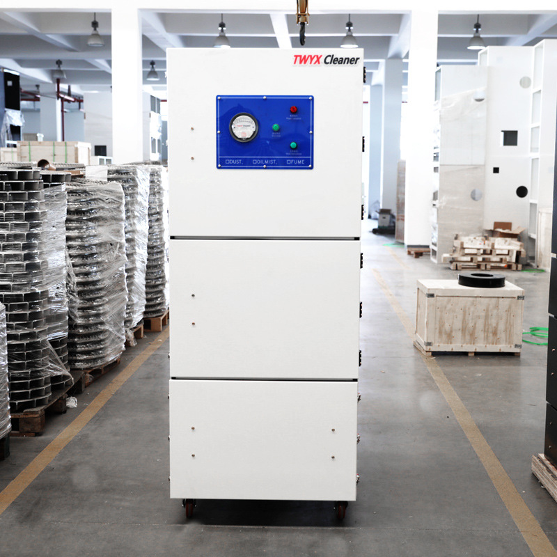 工业集尘器厂家 批发布袋过滤气缸震尘吸尘器 柜式吸尘器