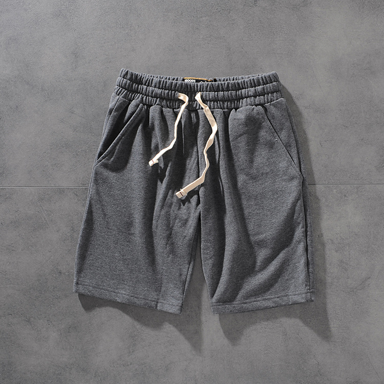 AIR and RAINBOW spring/summer American minimalist 100 solid-color wash men's casual pants five-point pants 1205 27 AIR and RAINBOW spring/summer American minimalist 100 solid-color wash men's casual pants five-point pants 1205 27